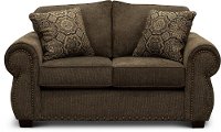 Southport Casual Traditional Coffee Brown Loveseat