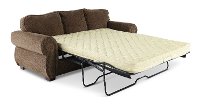 Casual Traditional Coffee Brown Sofa Bed - Southport-2