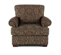Casual Traditional Brown Accent Chair - Southport