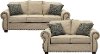 Traditional Canvas Tan 2-Piece Living Room Set - Southport