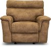 Traditional Taupe Glider Recliner - Maci