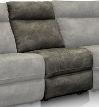 Gray Armless Chair - Maci