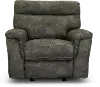 Clearance Traditional Gray Glider Recliner - Maci