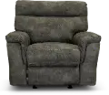 Traditional Gray Glider Recliner - Maci