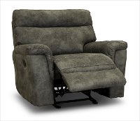 Traditional Gray Glider Recliner - Maci-2