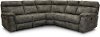 Gray 5 Piece Power Reclining Sectional Sofa - Maci-2