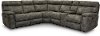 Gray 6 Piece Power Reclining Sectional Sofa - Maci