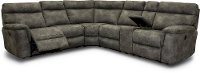 Gray 6 Piece Power Reclining Sectional Sofa - Maci-2