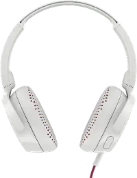S5PXY-L635 Skullcandy Riff Headphones - White/Red