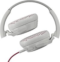 S5PXY-L635 Skullcandy Riff Headphones - White/Red-2