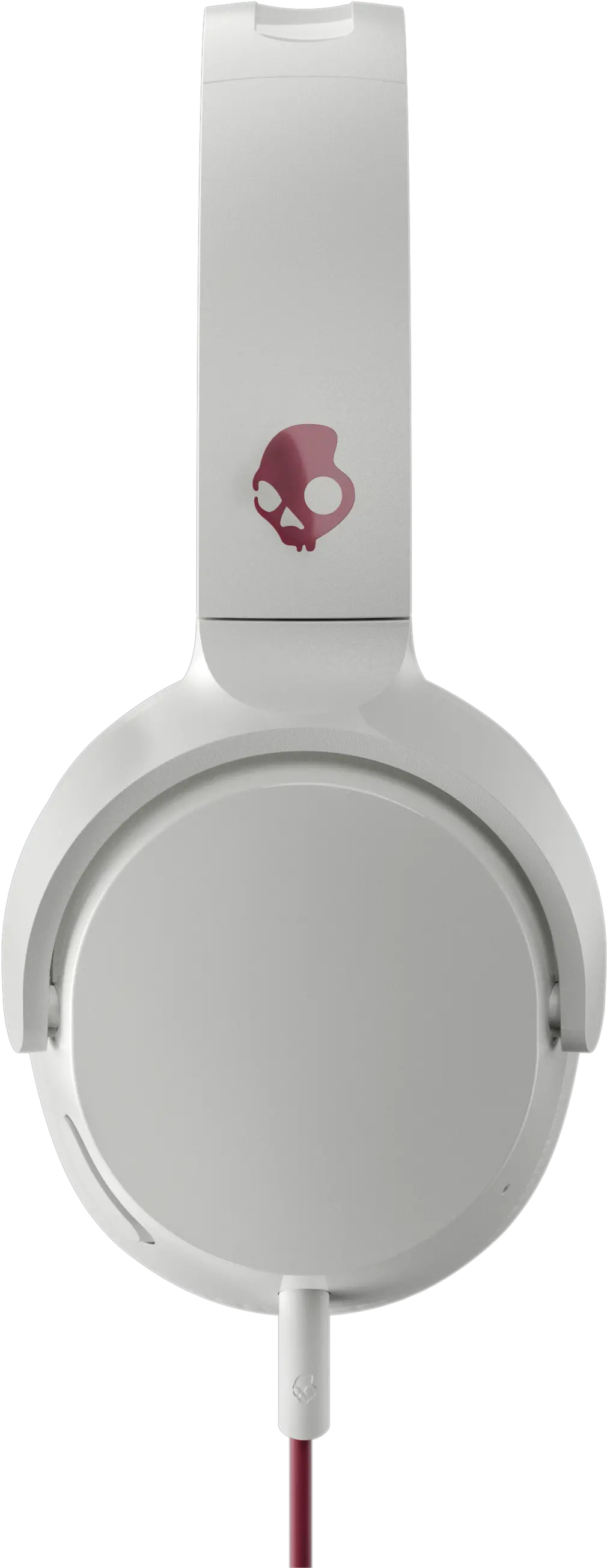 S5PXY-L635 Skullcandy Riff Headphones - White/Red-3