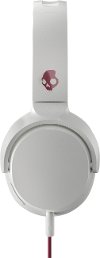 S5PXY-L635 Skullcandy Riff Headphones - White/Red-3