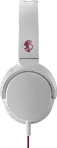 S5PXY-L635 Skullcandy Riff Headphones - White/Red-3