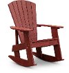 Red Outdoor Patio Rocking Adirondack Chair - Captiva