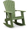 Green Outdoor Patio Rocking Adirondack Chair - Captiva