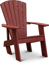 Bordeaux Red Outdoor Patio Adirondack Chair - Captiva
