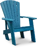 Captiva Cobalt Blue Outdoor Patio Adirondack Chair