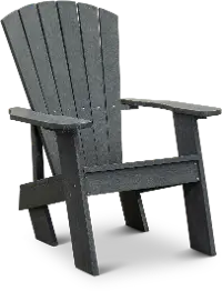 Gray Outdoor Patio Adirondack Chair - Captiva