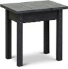Dark Gray Outdoor Patio Side Table - Captiva