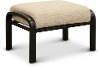 Burlap Patio Ottoman - Avila