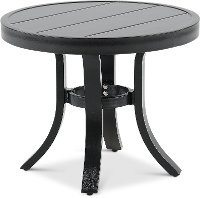 Slat Top Patio End Table - Avila