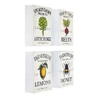 Assorted 8 Inch Farmers Market MDF Wall Block-2