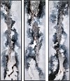 Assorted White, Gray and Black Framed Wall Oil Painting