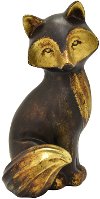 Clearance Multi Color Sitting Fox Tabletop Sculpture