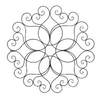 Round Metal Wall Art