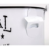 White Iron General Store Bottle Caddy with Handle-3