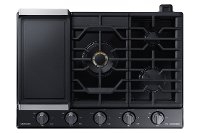 NA30N9755TM Samsung Chef 30 Inch Gas Cooktop - Black Stainless Steel-7