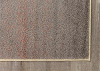 5 x 8 Medium Blocked Pink and Gray Area Rug - Focus-4