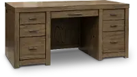 Modern Loft Loft Brown Executive Desk