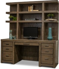 Greystone Modern Credenza Hutch - Modern Loft -4
