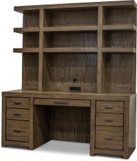 Greystone Modern Credenza Hutch - Modern Loft -5