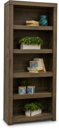 Greystone Modern Open Bookcase - Modern Loft