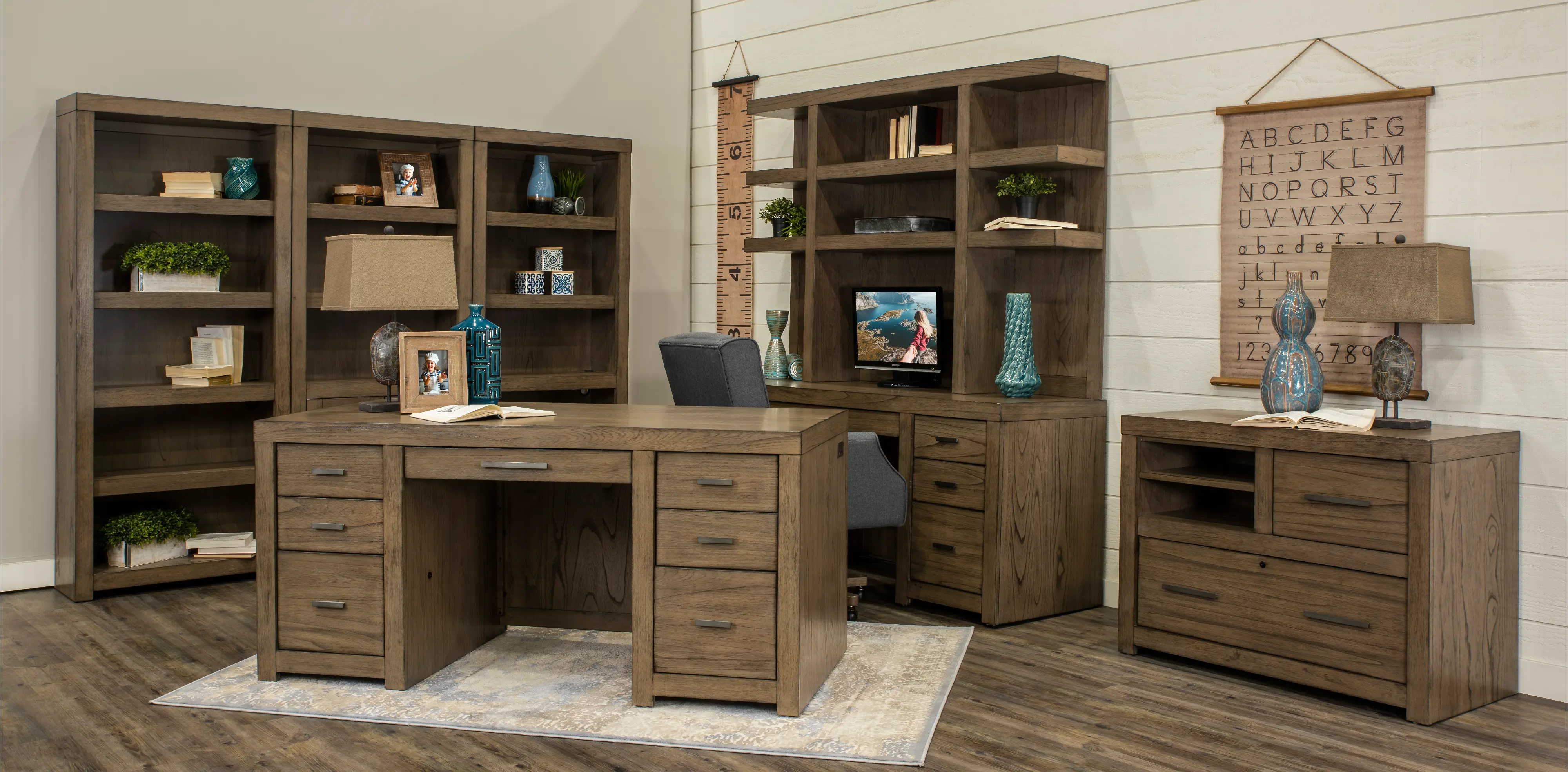 Modern Loft Modern Open Bookcase-3