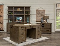 Greystone Combo File Cabinet with Open Store - Modern Loft-4