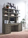 Greystone Modern Office Credenza and Hutch - Modern Loft