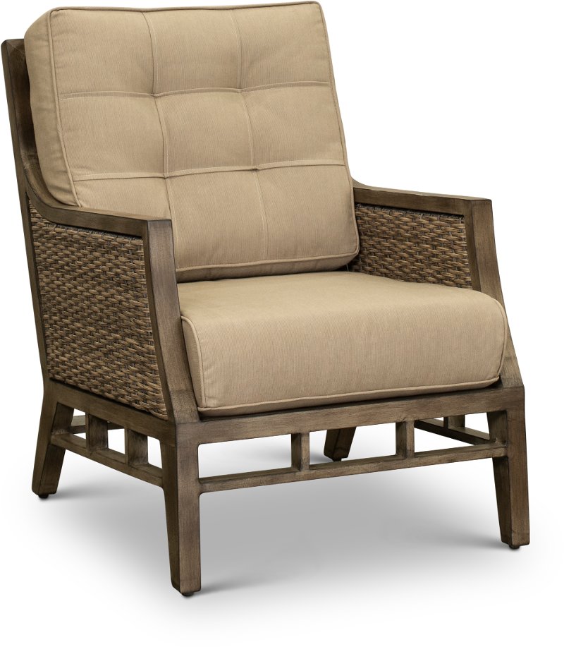 Sunbrella Patio Wicker Club Chair Danbury Rc Willey Furniture