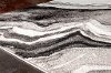 8 x 11 Large Wood Grain Gray, White and Black Area Rug - Platinum -3