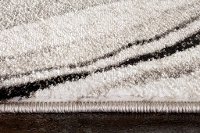 8 x 11 Large Wood Grain Gray, White and Black Area Rug - Platinum -4