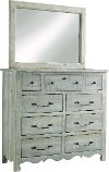 Clearance Traditional Farmhouse Mint Pine Dresser - Chatsworth