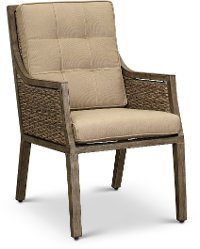 Sunbrella Patio Wicker Dining Chair - Danbury