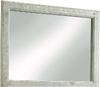 Traditional Farmhouse Mint Pine Mirror - Chatsworth