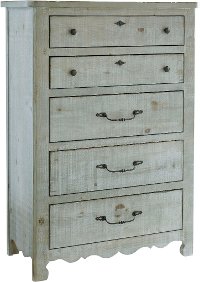 Farmhouse Mint Pine Chest of Drawers - Chatsworth