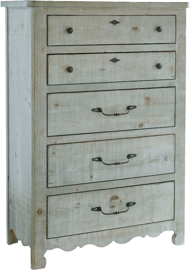 Farmhouse Mint Pine Chest Of Drawers Chatsworth Rc Willey