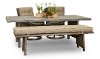 Sunbrella 4 Piece Wicker Patio Dining Set - Danbury-2