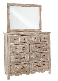 Traditional Farmhouse Chalk Pine Dresser - Chatsworth