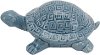 Blue Ceramic Turtle Figurine